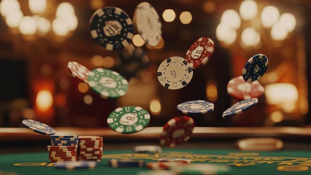 Live dealer table interface showing blackjack game with multiple camera angles
